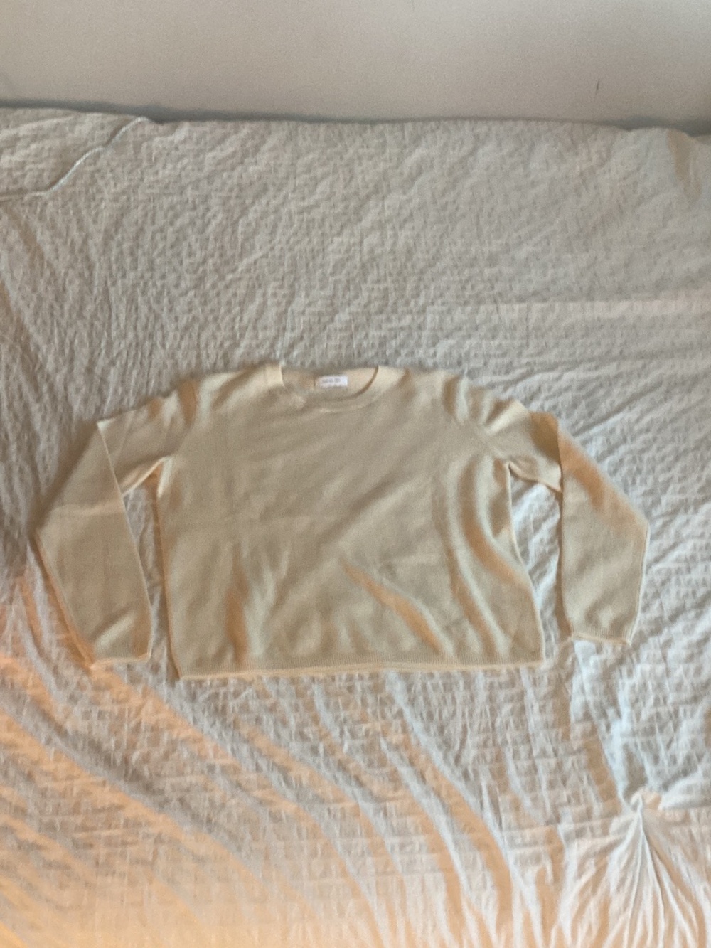Italic Grade A Mongolian Cashmere Crewneck Sweater - Ivory